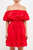Convertible Neckline Mini Dress