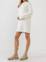 Cozy Round Sweater Dress