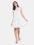 Eyelet Tiered Babydoll Mini Dress