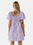 Floral Embroidery Babydoll Dress