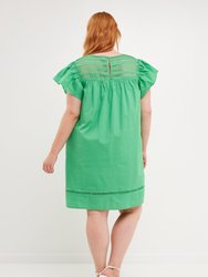 Flutter Sleeve Mini Dress
