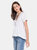 Front Tie Poplin Short Sleeve Top