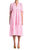 Gingham Midi Dress In Pink - Pink