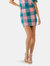 Gingham Mini Skirt