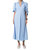 Godet Dress In Powder Blue - Powder Blue