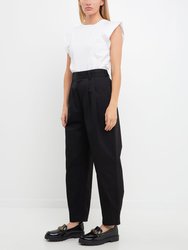 High Waist Pleated Trouser