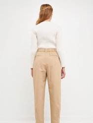 High Waist Pleated Trouser