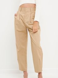 High Waist Pleated Trouser