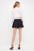 Low Waist Pleated Skort