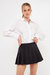 Low Waist Pleated Skort