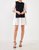 Margot Puff Sleeve Sweater Dress In Black/white - Black/White