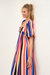 Multi Color Stripe Maxi Dress - Multi