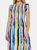 Multi Stripe Midi Dress