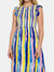 Multi Stripe Midi Dress