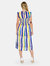 Multi Stripe Midi Dress