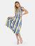 Multi Stripe Midi Dress