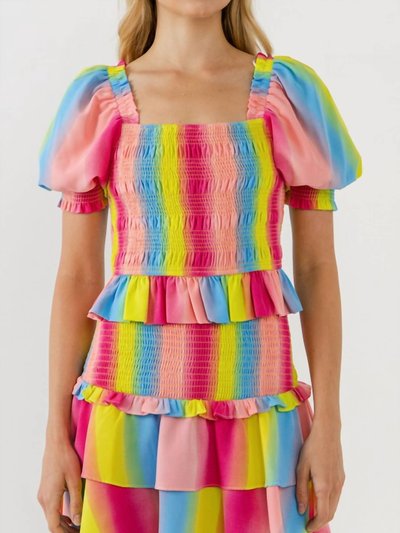 English Factory Ombre Stripe Top product