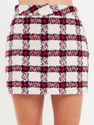 Plaid Mini Skirt