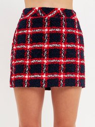 Plaid Mini Skirt