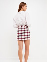 Plaid Mini Skirt