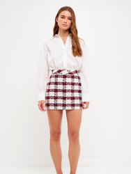 Plaid Mini Skirt