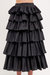 Pleated Combo Maxi Poplin Skirt