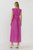 Pleated Straps Detail Midi Dress