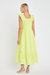 Rio Midi Dress In Lime