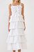 Ruffle Tiered Maxi Dress with Ties