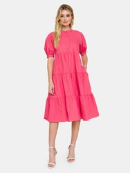 Short Puff Sleeve Dress