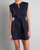 Sleeveless Mini Dress In Navy