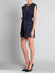 Sleeveless Mini Dress In Navy