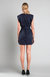 Sleeveless Mini Dress In Navy