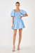 Smocked Dress With Balloon Sleeves