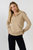 Solid Knit Zip Pullover - Taupe