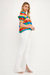 Square Neckline Puff Sleeve Top - Multi