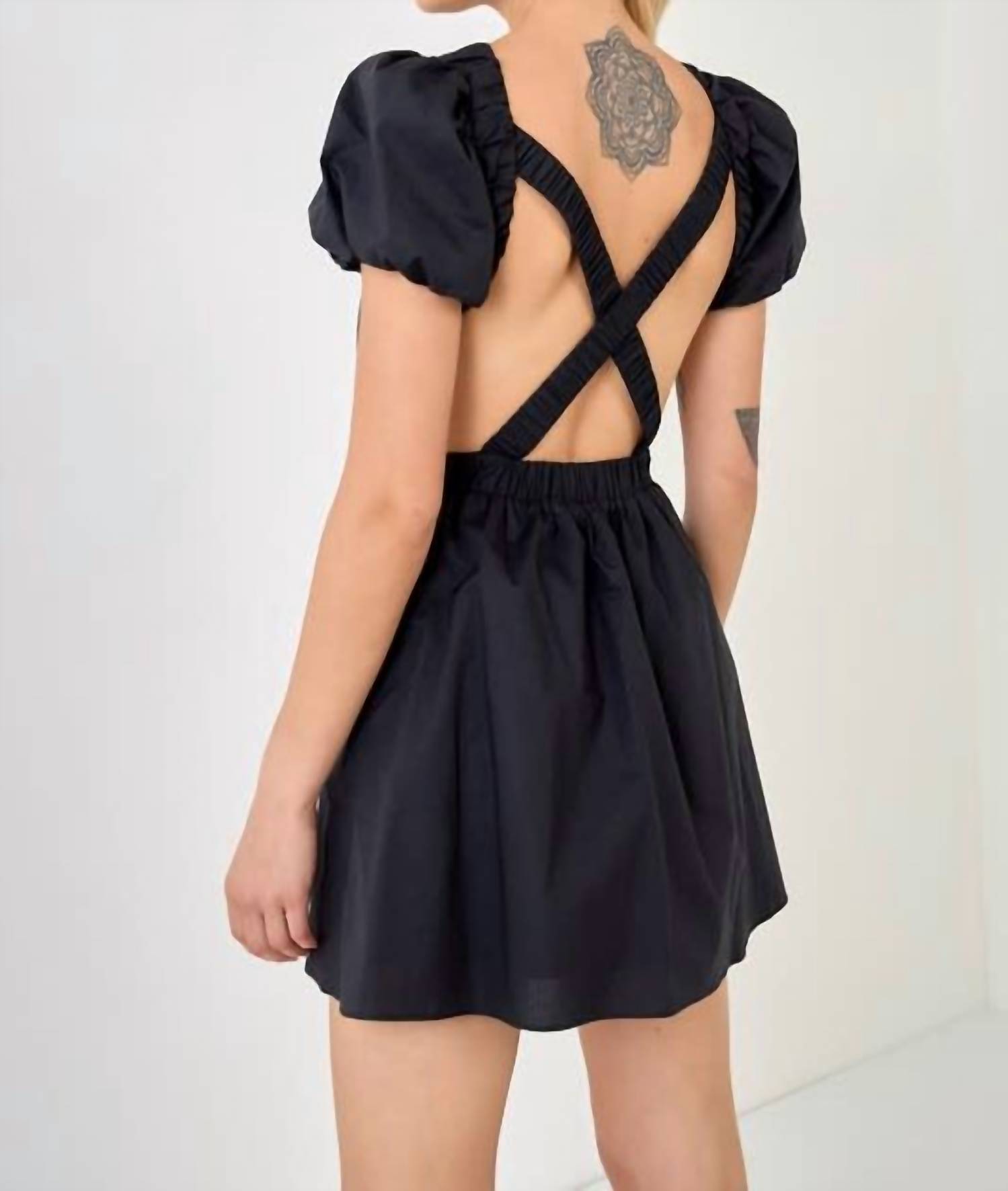 Suspender Mini Dress