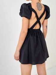 Suspender Back Mini Dress