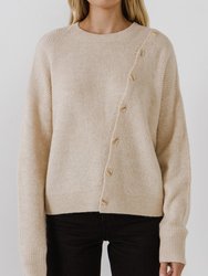 Sweater with Button Detail