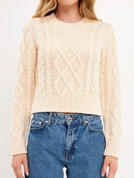 Texture Cable Sweater