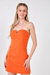 Tube Mini Dress - Oranges