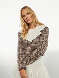 Tweed Cropped Blazer - Multi