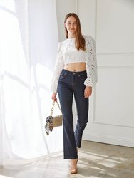 High Rise Classic Bootcut Jeans