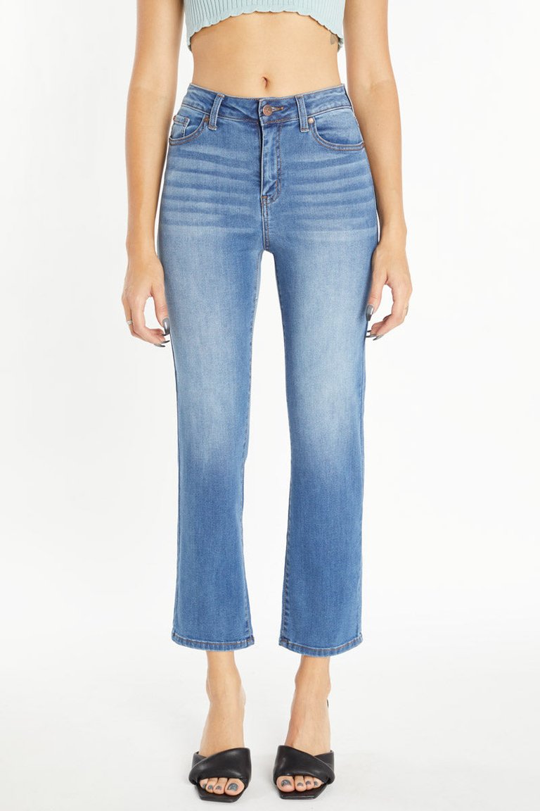 High Rise Straight Jeans - Medium