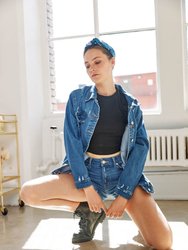 Oversized Boyfriend Denim Jacket