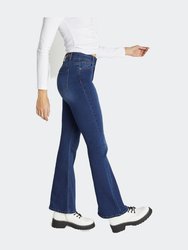 Super High Rise 5-Pocket Flare Jeans - Dark