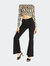 Super High Rise ‘70s Flare Jeans - Black - Black