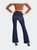 Super High Rise Classic Flare Jeans - Dark Blue