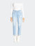 Super High Rise Relaxed Mom Jeans - Light Blue - Light Blue