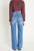 Super High Rise Wide Leg Jeans - Medium Blue